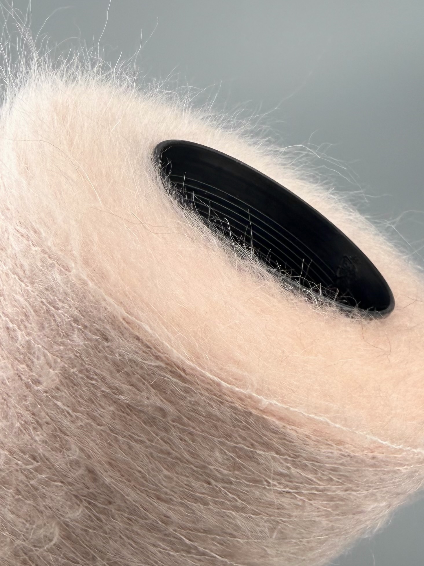 Mohair con Nylon 900 m / 100 g – Outlet – Polvere foto 3